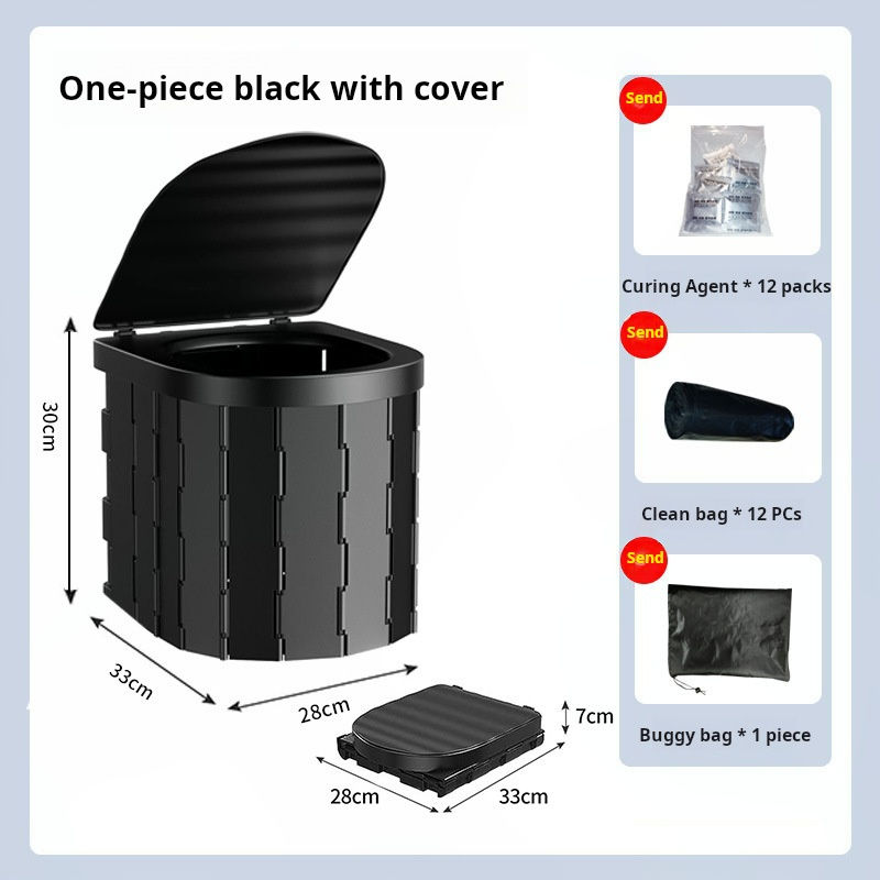 black with cover send 12 garbage bags + 12 curing agents
