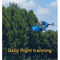 YIVTOL S ZERO EVTOL Karting Aérien Compétition Monoplace, Véhicule à Propulsion Électrique en Fibre de Carbone, Charge Nette 120 kg, Autonomie 55 min