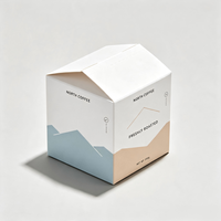 Boîte en carton kraft écologique personnalisée avec logo pour sachets de café individuels – Vente en gros usine