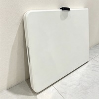 Table pliante pour événements, table pliante en plastique blanche, table de réception de mariage, table de repas en plein air, tables pliantes de luxe bon marché pour événements