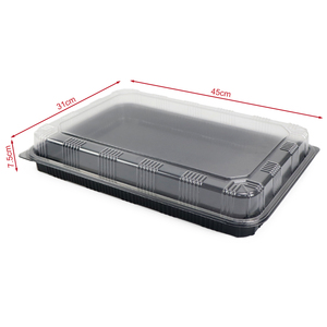 Party Trays for Sandwiches Large <strong>Platters</strong> for Catering <strong>Platter</strong> Trays <strong>Disposables</strong> <strong>Platter</strong> Trays With Lid - Product Image 2