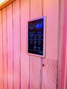 Sauna Elettrica in Legno Massello dal Design Moderno 2025, per Esterni, con Pannello di Controllo e Riscaldamento a Vapore Secco Intelligente per 2-6 Persone - Product Image 6