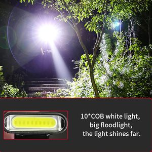 Pocket Flat Slim <b>LED</b> Flashlight EDC 500lm White Yellow Red Warning <b>Light</b> Pen Clip Workshop <b>Work</b> <b>Light</b> Rechargeable Waterproof - Product Image 2