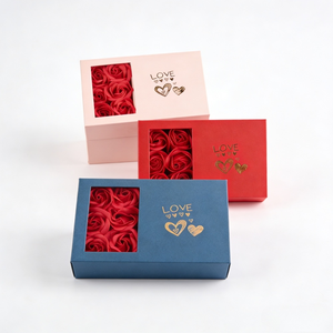 กล่องของขวัญวันวาเลนไทน์สุดหรู รุ่น “รักเธอ” ประกอบด้วย<span class=keywords><strong>ช</strong></span>็อกโกแลตรูปดอกกุหลาบ นาฬิกา โทรศัพท์ เครื่องประดับ สร้อยคอ บรรจุในกล่องของขวัญมีหน้าต่าง - Product Image 4