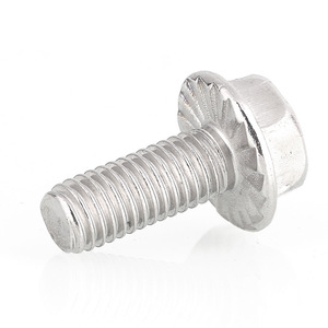 Wholesale Factory Price 304 Stainless Steel Cross Recessed Hex Flange Head <b>Screw</b> M3 <b>M5</b> M6 Metric Sizes Plain - Product Image 4