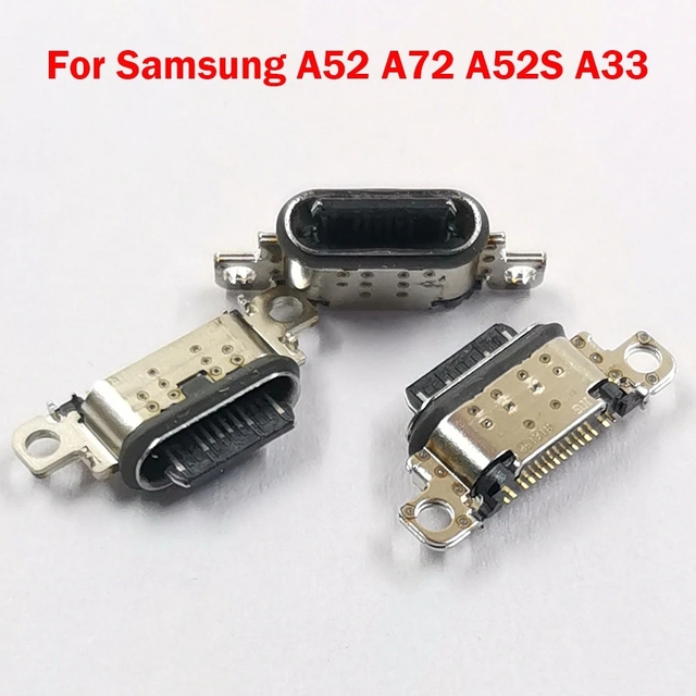 Type-C Charging Port For Samsung Galaxy A52 A72 A52S A33 4G 5G USB C Power Dock Plug Charger Connector Socket Repair Parts