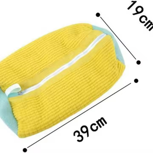Nettoyant pour baskets à fermeture éclair épaississante personnalisé lavage de chaussures sac de nettoyage de linge nouveau paresseux grande taille lavable Chenille pour vêtements en tissu - Product Image 2