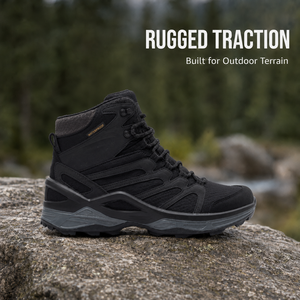 Lightweight Outdoor Tactical Hiking Boots Mesh Upper Shock Absorb Triple Density Outsole Protective Ankle Walking Footwear - Product Image 4