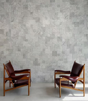 Dalle de marbre naturel moderne résistante, mosaïque en pierre de marbre pour une décoration murale élégante de spa, revêtement mural en marbre