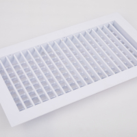 Grilles d'aération en aluminium et plastique au design moderne, diffuseurs de plafond, conduits de ventilation linéaires HVAC
