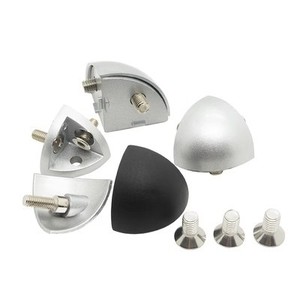 Connecteur d'angle 3D en profilé aluminium 3030 4040, entièrement métallique, avec couvercle magnétique pour usage industriel - Product Image 1