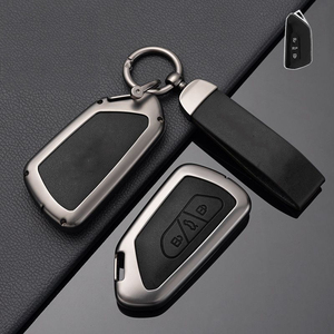 Funda para llave de coche de aleación de Zinc, decoración de estilo para <span class=keywords><strong>Skoda</strong></span> <span class=keywords><strong>Octavia</strong></span> A8 Pro <span class=keywords><strong>2021</strong></span> 2022 2023 2024 2025, accesorio de protección de carcasa para llave - Product Image 1