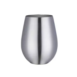 Hot Selling 16oz 500ml 304 Stainless Steel Shot Glasses Sturdy Metal Shot Glass Mug Cups