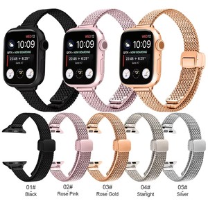 สายนาฬิกาแม่เหล็กแบบมิลานสำหรับ iWatch <span class=keywords><strong>7</strong></span>/8/9/10สแตนเลสสตีลหรูหรา42/44/45/46/49มม. อัลตร้า2สำหรับ <span class=keywords><strong>Apple</strong></span> <span class=keywords><strong>Watch</strong></span> - Product Image 6