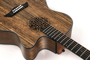 Les instruments <span class=keywords><strong>de</strong></span> <span class=keywords><strong>musique</strong></span> électro <span class=keywords><strong>de</strong></span> Chine coupent une guitare électrique semi acoustique <span class=keywords><strong>de</strong></span> 40 pouces - Product Image 3