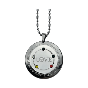 Pendentif à énergie scalaire en acier inoxydable 316L, sain, quantique, nano-magnétique, bio-sciences, équilibre, respectueux de l'environnement, EMF - Product Image 2