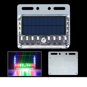 Güneş yanıp sönen uyarı ışıkları LED uyarı emniyet yanıp sönen tarafından çakarlı lamba ayarlanabilir otomotiv park lambası arka uyarı ışıkları - Product Image 6