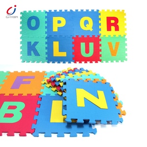 Chengji Chất lượng cao sơ sinh ngủ trong nhà hoạt động bọt Float Bảng chữ cái Playmat bé câu đố bò đầy màu sắc <span class=keywords><strong>EVA</strong></span> thảm - Product Image 1
