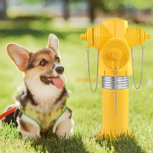 Figura decorativa <span class=keywords><strong>de</strong></span> hidrante <span class=keywords><strong>de</strong></span> <span class=keywords><strong>fuego</strong></span> hecha a mano <span class=keywords><strong>de</strong></span> poliresina amarilla personalizada, adorno <span class=keywords><strong>de</strong></span> jardín <span class=keywords><strong>de</strong></span> arte abstracto para Halloween y Navidad - Product Image 1