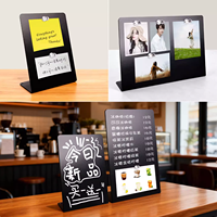Tableau mémo effaçable à sec avec support, présentoir magnétique en métal pour bureau et décoration intérieure