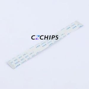 FFC-0.5-20P-100mm FFC Cable (Flexible Flat Cable) P=0.5mm Connector 20P 0.5mm 0.3mm Non-Inverting - Product Image 1