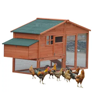 Shaw Ye 2024 New Design Factory Poultry Hen House Egg Layer Large Wooden Chicken Cage For Sale