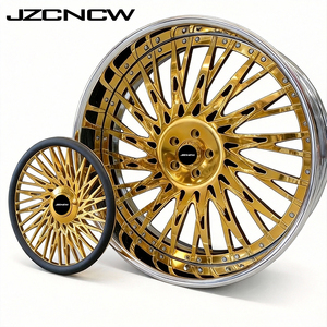 JZCNCW Jantes forgées 3 pièces 5x4.75 5X120.7 à déport profond pour Chevelle LeMans Skylark Cutlass 442, pour voitures particulières - Product Image 2