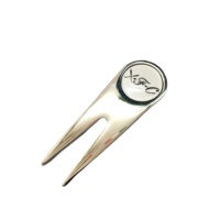 Outil de réparation de divots de golf personnalisé avec logo, marqueur de balle de golf de 25 mm, accessoires de golf