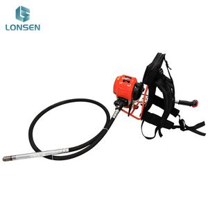 Lonsen Backpack Concrete Vibrator Petrol Engine 15kg 2.5m/3m Shaft 1mm Amplitude - Product Image 2