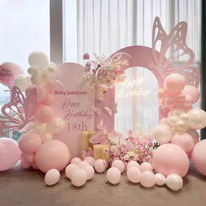 Set de Decoración para Fiesta de 18 Años con Diseño de Mariposas <span class=keywords><strong>JD</strong></span>, Panel de Fotos con Globos Digitales, Decoración para Celebrar la Edad de 18 Años - Product Image 2
