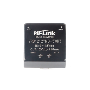 Module d'alimentation isolé non régulé à faible puissance DC-DC Hi-Link Stock 12V vers 12V 5W SIP HLK-VRB1212YMD-5WR3 - Product Image 1