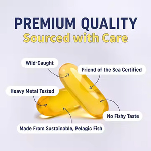 Omega - 3 yumuşak kapsül çoklu doymamış yağ asidi besin takviyeleri diyet takviyeleri balık yağı EPA ve DHA <span class=keywords><strong>a</strong></span>çısından zengindir - Product Image 2