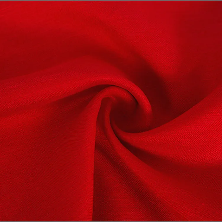 Thiệu hưng textlie nhiều màu sắc để lựa chọn essex linen vải đối với quần áo
