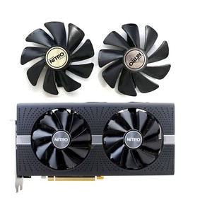Nouveau ventilateur de remplacement CF1015 pour cartes graphiques Sapphire Radeon RX470 480 <span class=keywords><strong>570</strong></span> 580 584 588 590 GME 8GB <span class=keywords><strong>NITRO</strong></span>+ Édition Spéciale - Product Image 1