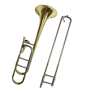Trombone professionnel <span class=keywords><strong>en</strong></span> laiton jaune ténor à vendre - Product Image 1