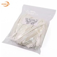 Buku Sampel Resistor Chip 0402, 170 Nilai, 50 Buah Setiap Nilai, Total 8500 Buah, 1Ω hingga 10MΩ, Toleransi 1%, Kit Resistor SMD