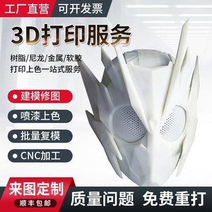 Servicio de Prototipado de Cascos con Impresión 3D SLA en Resina Blanca, Personalización y Producción en Pequeños Lotes - Product Image 5