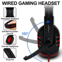 2025 TF800 4-en-1 RVB LED USB Filaire Gaming Clavier Souris Combos Kit Étanchéité 104 Touches avec Tapis de Souris et Casque