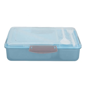 Durable low MOQ <span class=keywords><strong>2</strong></span> pcs silicone seal Leak-Proof On-the-Go containers bento lunch <span class=keywords><strong>box</strong></span> for kids - Product Image 4