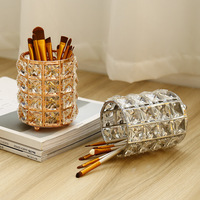 Brillant Cristal Cosmétique Stylo Brosse Pot Ongles Brosse Conteneur Porte-Brosse À Ongles