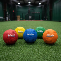 Ballons Plyo texturés de qualité professionnelle pour l'entraînement des équipes de baseball - Ballons lestés robustes à coutures - Pack en vrac pour exercices de niveau professionnel