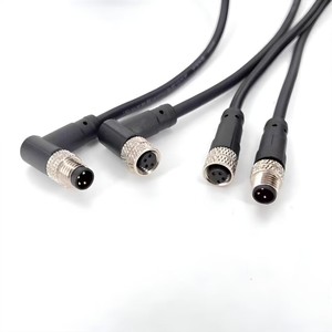 Benutzer definierte M8-Kabelstecker Buchse 3-17-poliger Sensor Außen leuchte LED Wasserdichter Luftfahrt kabelbaum - Product Image 2