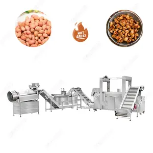 Cashew Seasoning Machine Small Peanut Flavoring Machine Sunflower Seeds Automatic Peanut Frying Machine