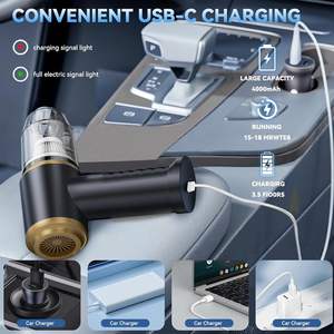 Aspiradora Inalámbrica Portátil para Auto, Mini, Recargable por USB, de Mano, para Uso Doméstico, ABS, Venta al Por Mayor - Product Image 2