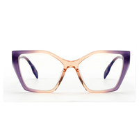 Marco óptico de acetato de laminación de diseño personalizado Marco de gafas de calidad de ojo de gato de lujo con calidad superior