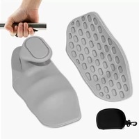 Venta al por mayor de guantes antideslizantes de silicona para entrenamiento, empuñaduras protectoras de manos ergonómicas para levantamiento de pesas, entrenamiento en el gimnasio, equipo de protección para el gimnasio