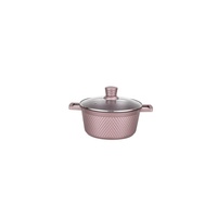 Panci Masak Casserole UCCLIFE OEM 24cm Seri Diamond Kecil Anti Lengket Panci Sup Aluminium Peralatan Masak