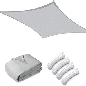 10in x 8ft hình chữ nhật 90% UV khối thoáng khí ngoài trời Sun <span class=keywords><strong>Shade</strong></span> <span class=keywords><strong>Sail</strong></span> với Pre kèm theo dây thừng - Product Image 3