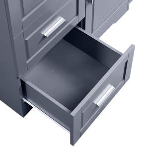 Gabinete de almacenamiento alto y ancho DB de tres cajones con puertas para organización de baño/Oficina - Product Image 2