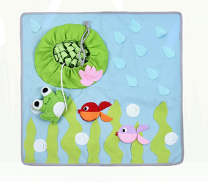 Alfombra Olfativa de la Serie Flores en Flor para Perros, Gatos y Conejos, Alfombra de Alimentación para Mascotas, Alfombra Interactiva para Buscar Alimentos - Product Image 1